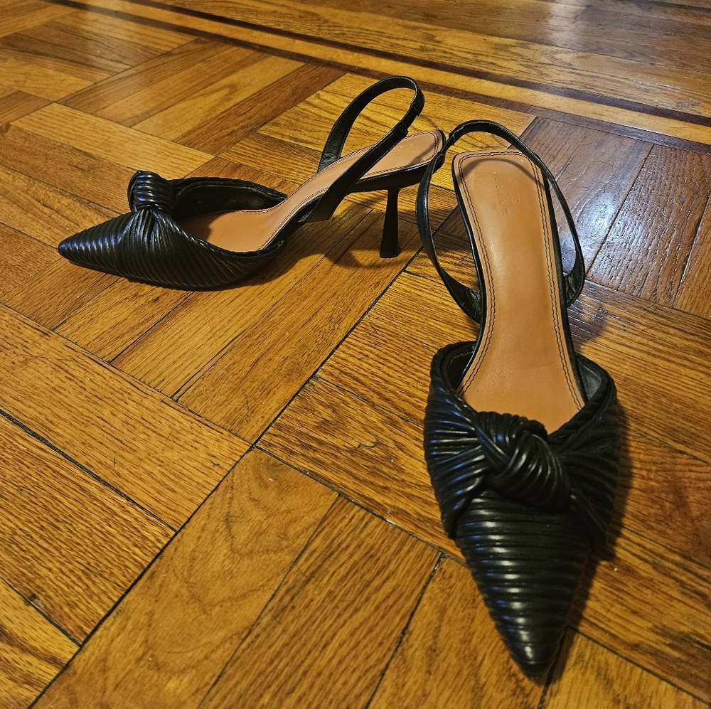 Asos Black Slingback, Size 11 US